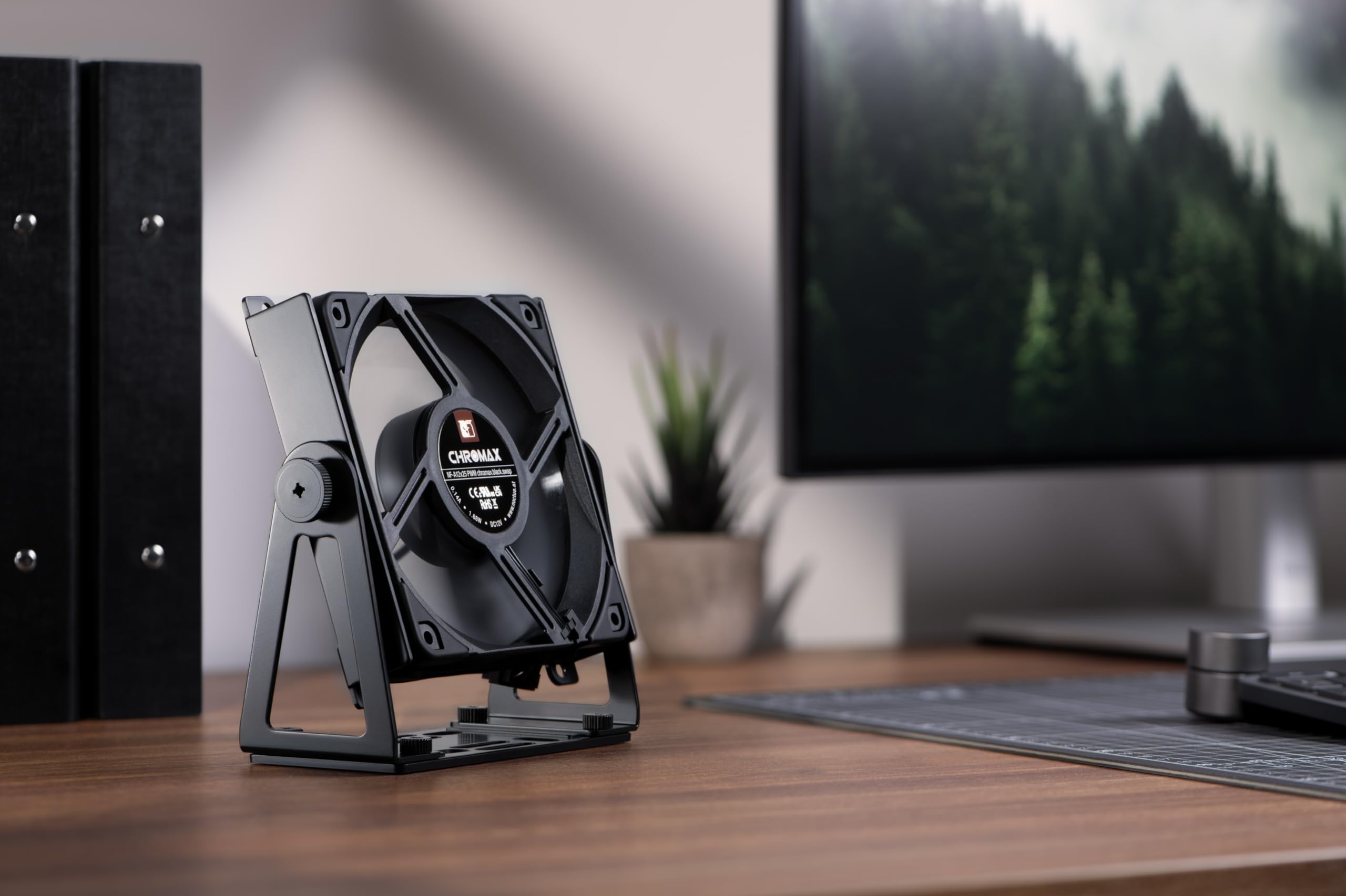 noctua-nv-fm1-l-fterhalterung-120-140mm-schwenkbar-schwarz image 2