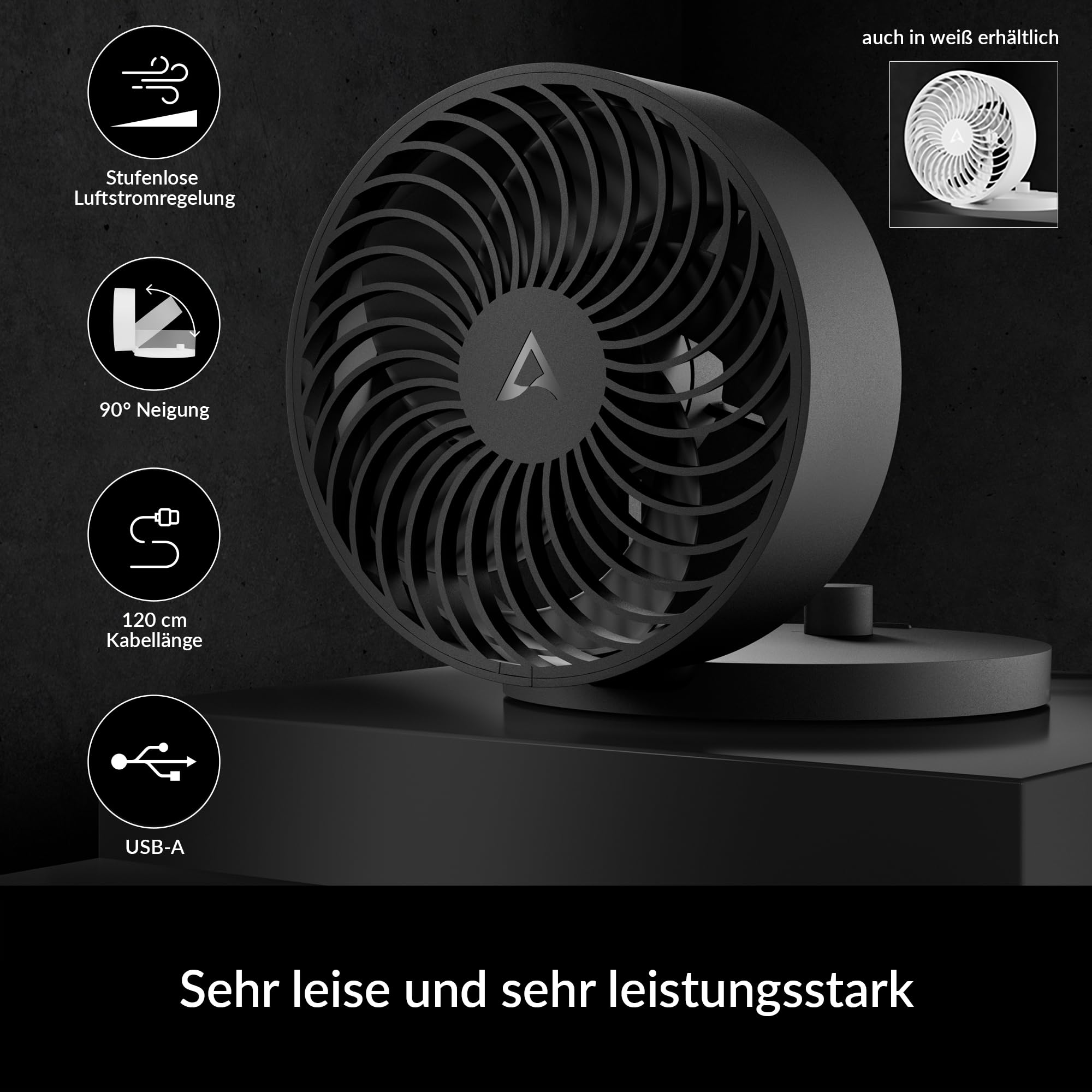 arctic-summair-usb-tischventilator-schwarz-faltbar-92mm image 3