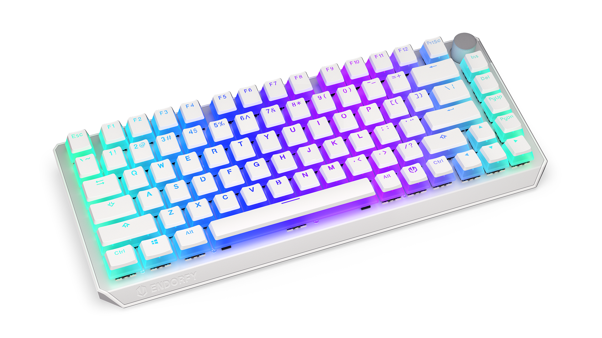 endorfy-thock-wireless-75-tastatur-pudding-onyx-white-red image 2