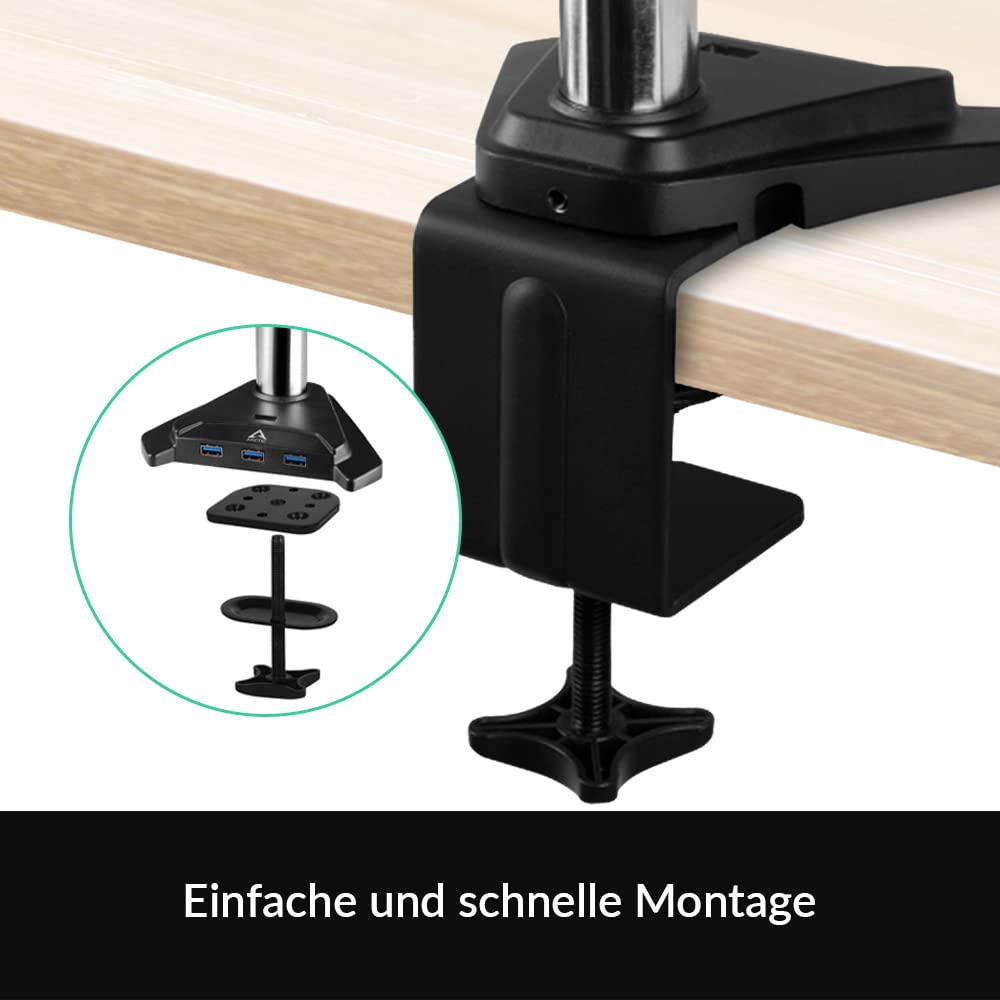 arctic-z2-pro-gen-3-monitorarm-2-monitore-bis-35-zoll-usb-hub image 4