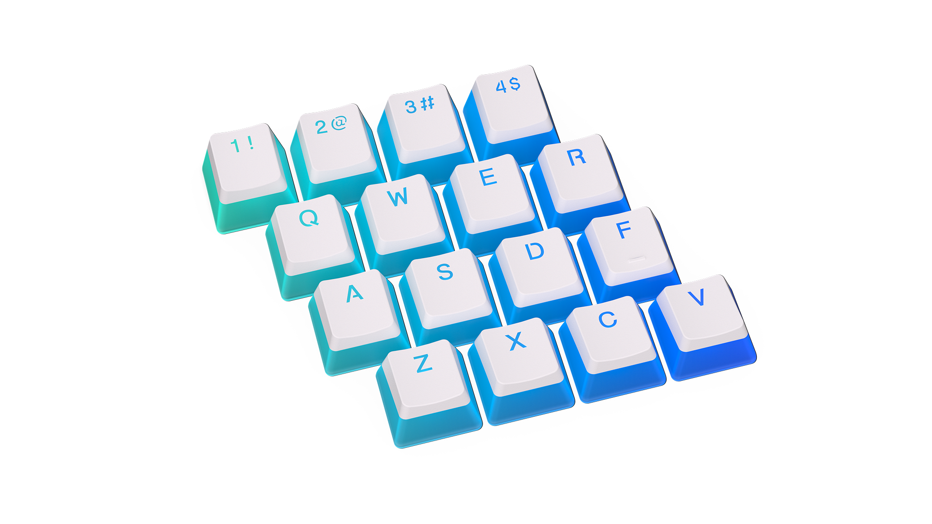 endorfy-thock-pbt-pudding-onyx-white-tastenkappen-104 image 2