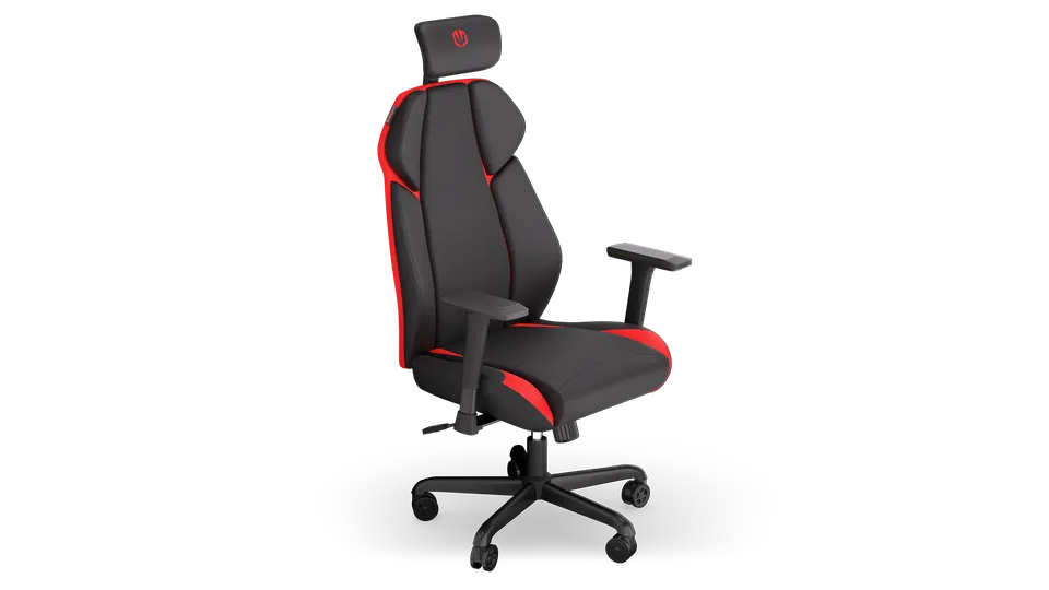 endorfy-meta-rd-gaming-stuhl-stoff-schwarz-rot image 1