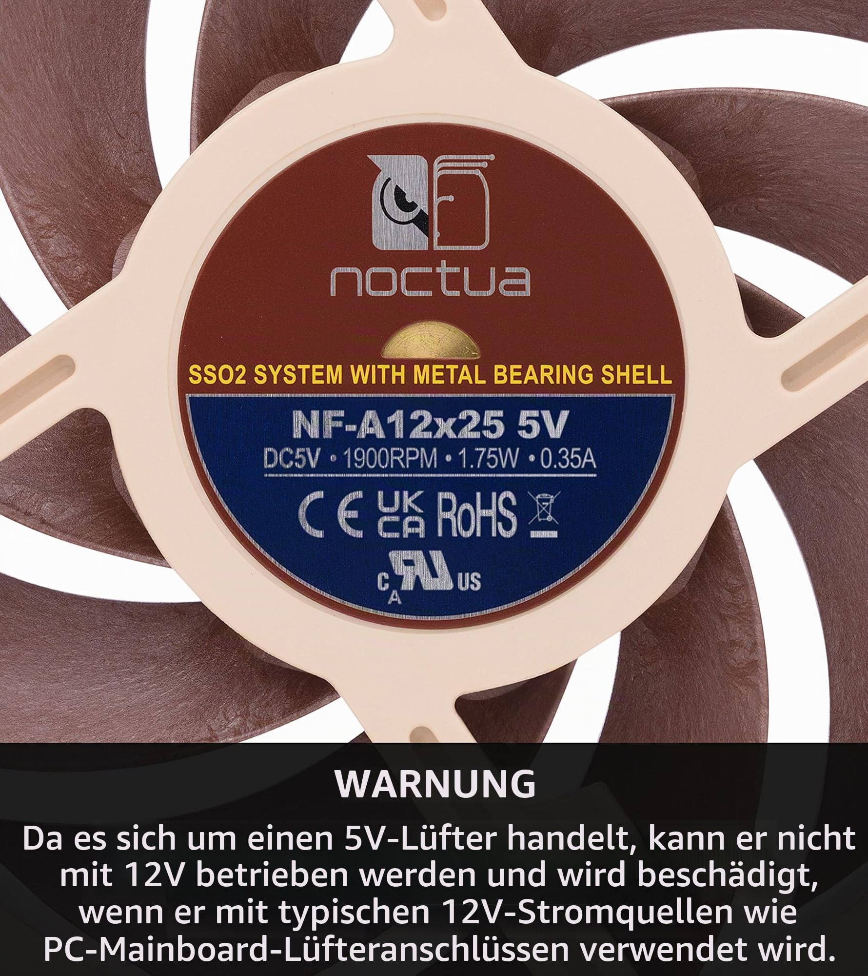 noctua-nf-a12x25-5v-120mm-l-fter-5v-3-pin-leise-21-4-db-a image 3