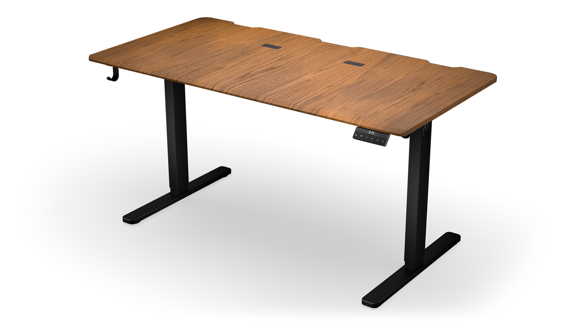 endorfy-atlas-l-electric-schreibtisch-dark-wood-h-henverstellbar image 2