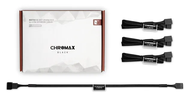 noctua-na-sec1-chromax-black-l-fterkabel-30cm-4-stk image 1