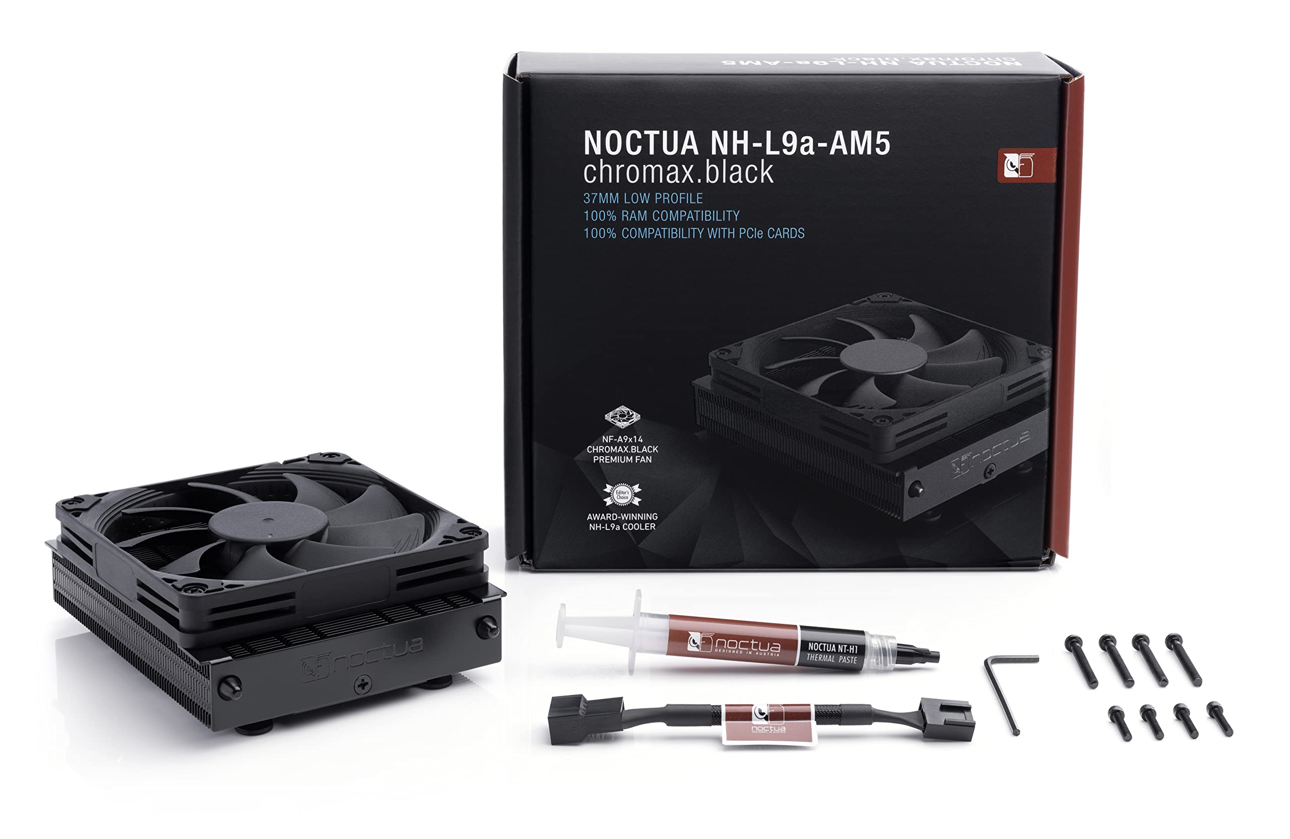 noctua-nh-l9a-am5-chromax-black-cpu-k-hler-37mm-schwarz image 4