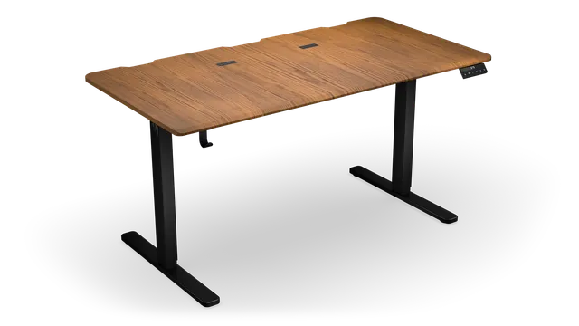 endorfy-atlas-l-electric-schreibtisch-dark-wood-h-henverstellbar image 1