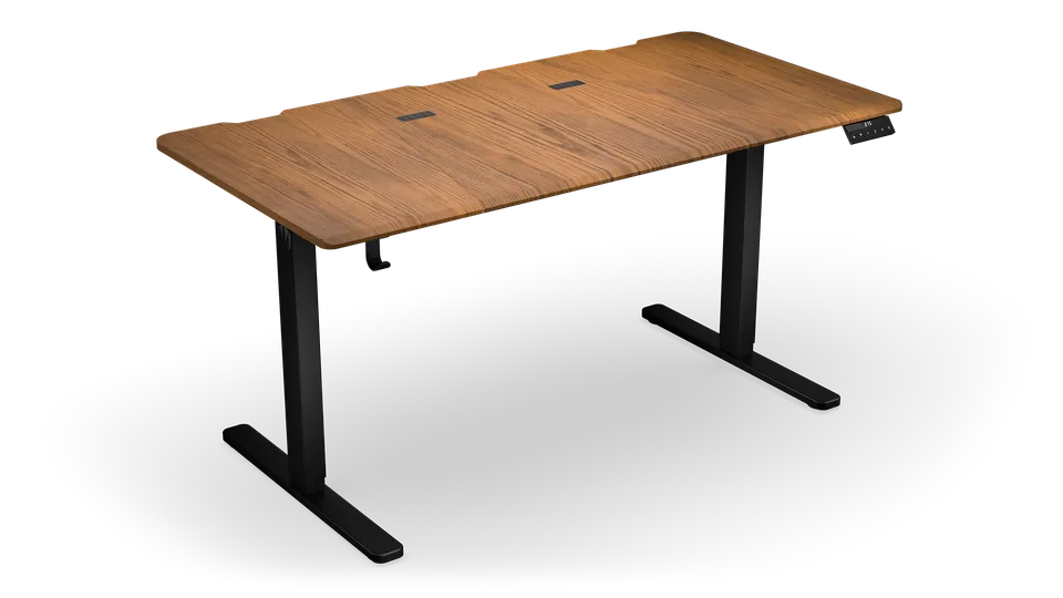 endorfy-atlas-l-electric-schreibtisch-dark-wood-h-henverstellbar image 1