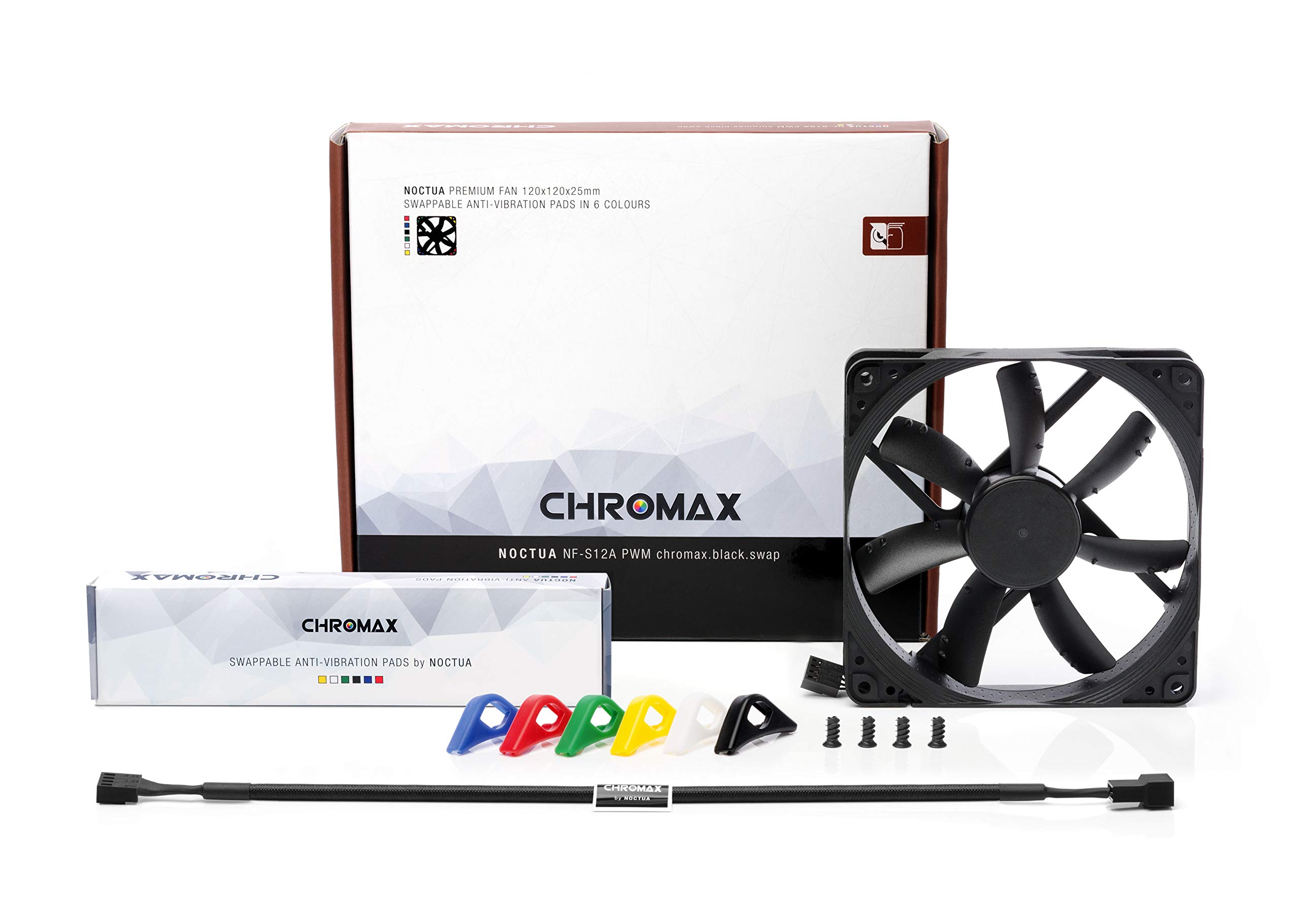 noctua-nf-s12a-pwm-chromax-black-swap-l-fter-120mm image 2