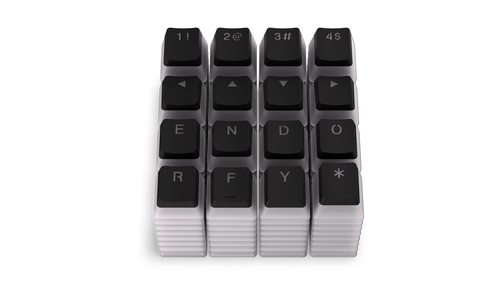 endorfy-thock-pbt-pudding-tastenkappen-104er-set-schwarz image 6