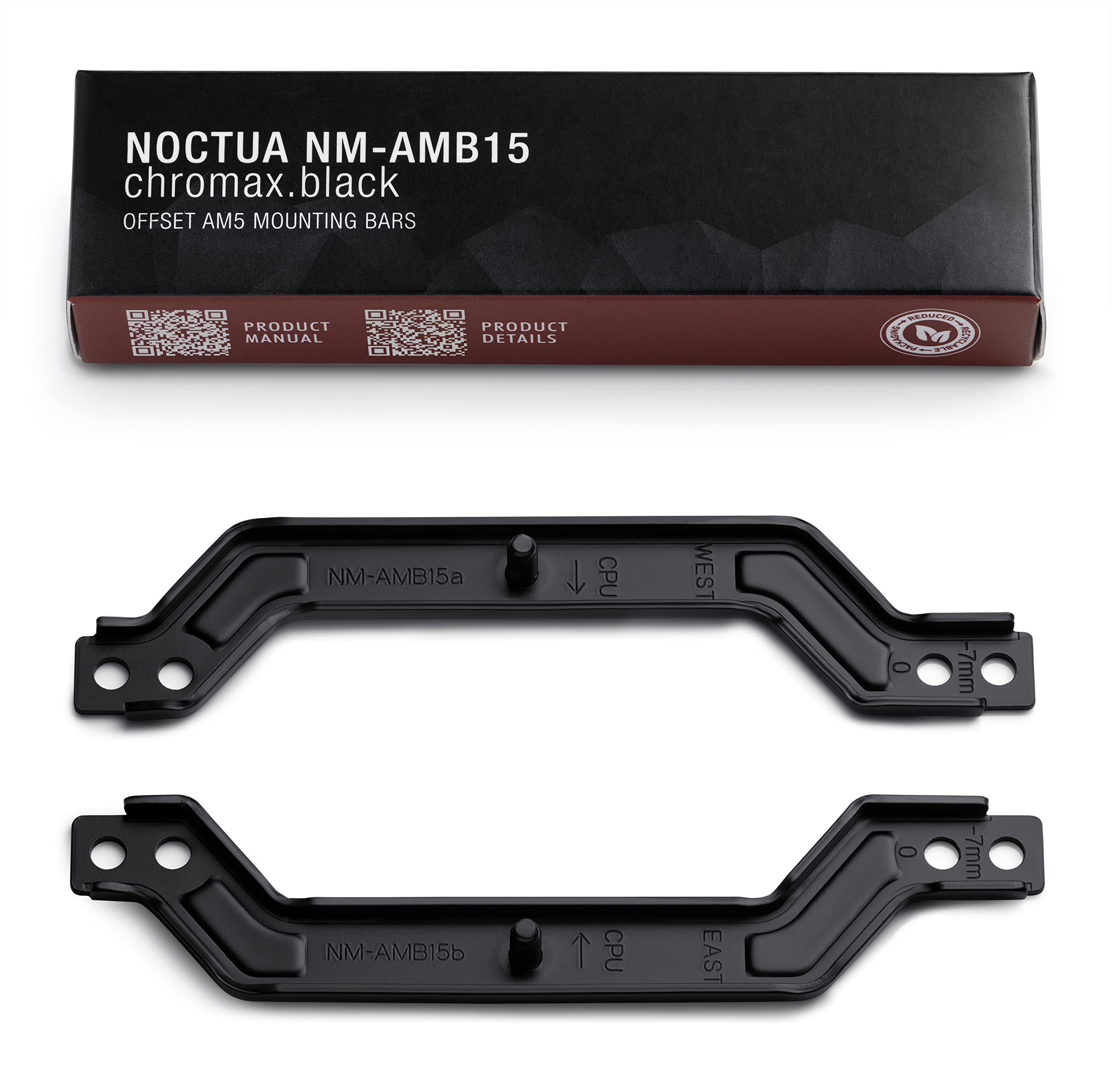 noctua-nm-amb15-chromax-black-offset-montagebr-cke-am5 image 2