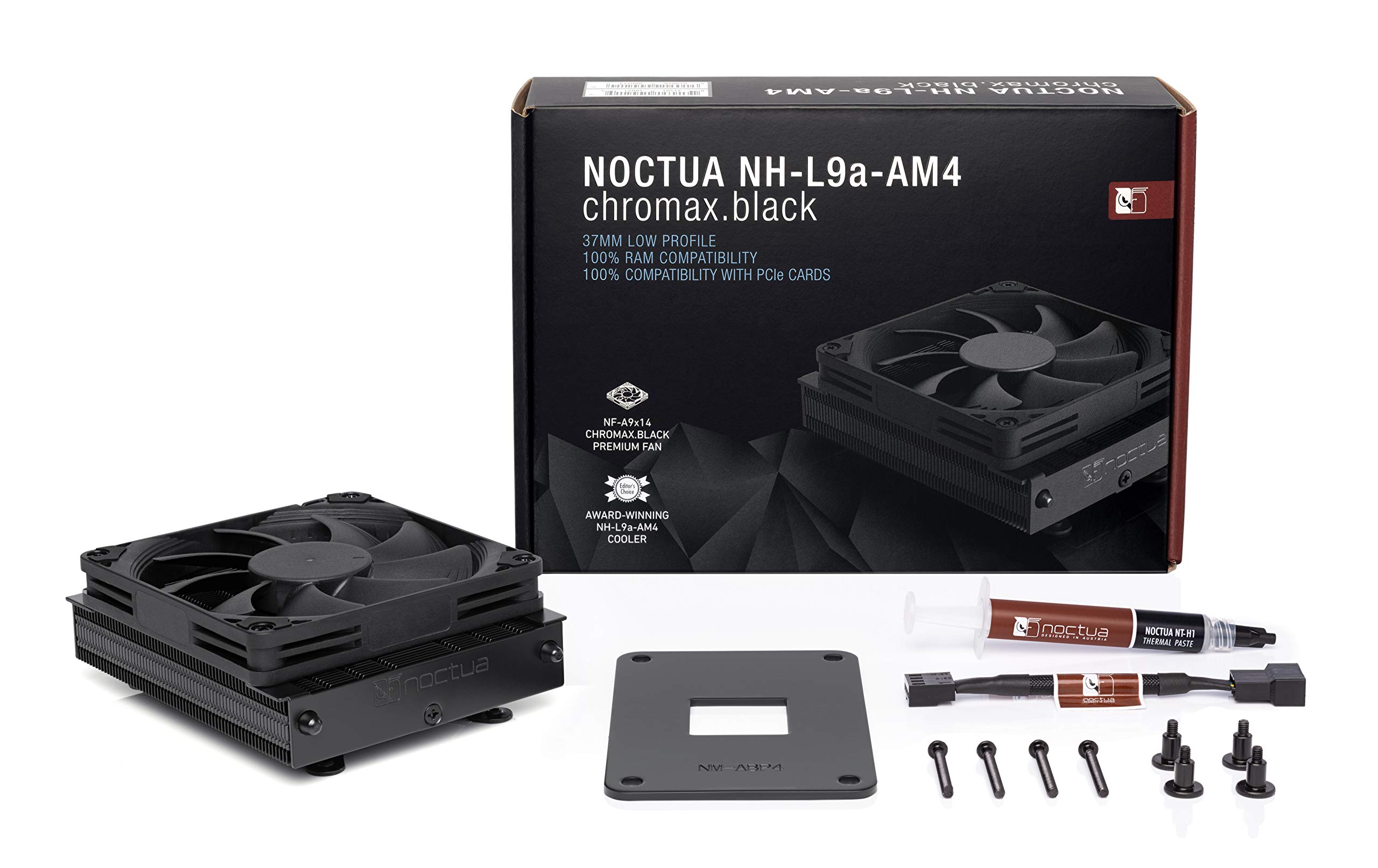 noctua-nh-l9a-am4-chromax-black-cpu-k-hler-low-profile-am4 image 4