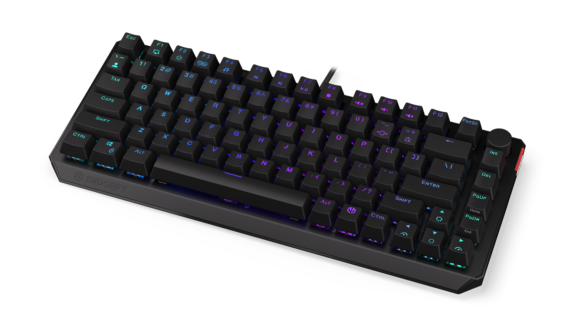 endorfy-thock-75-red-tastatur-mechanisch-schwarz-pbt image 1