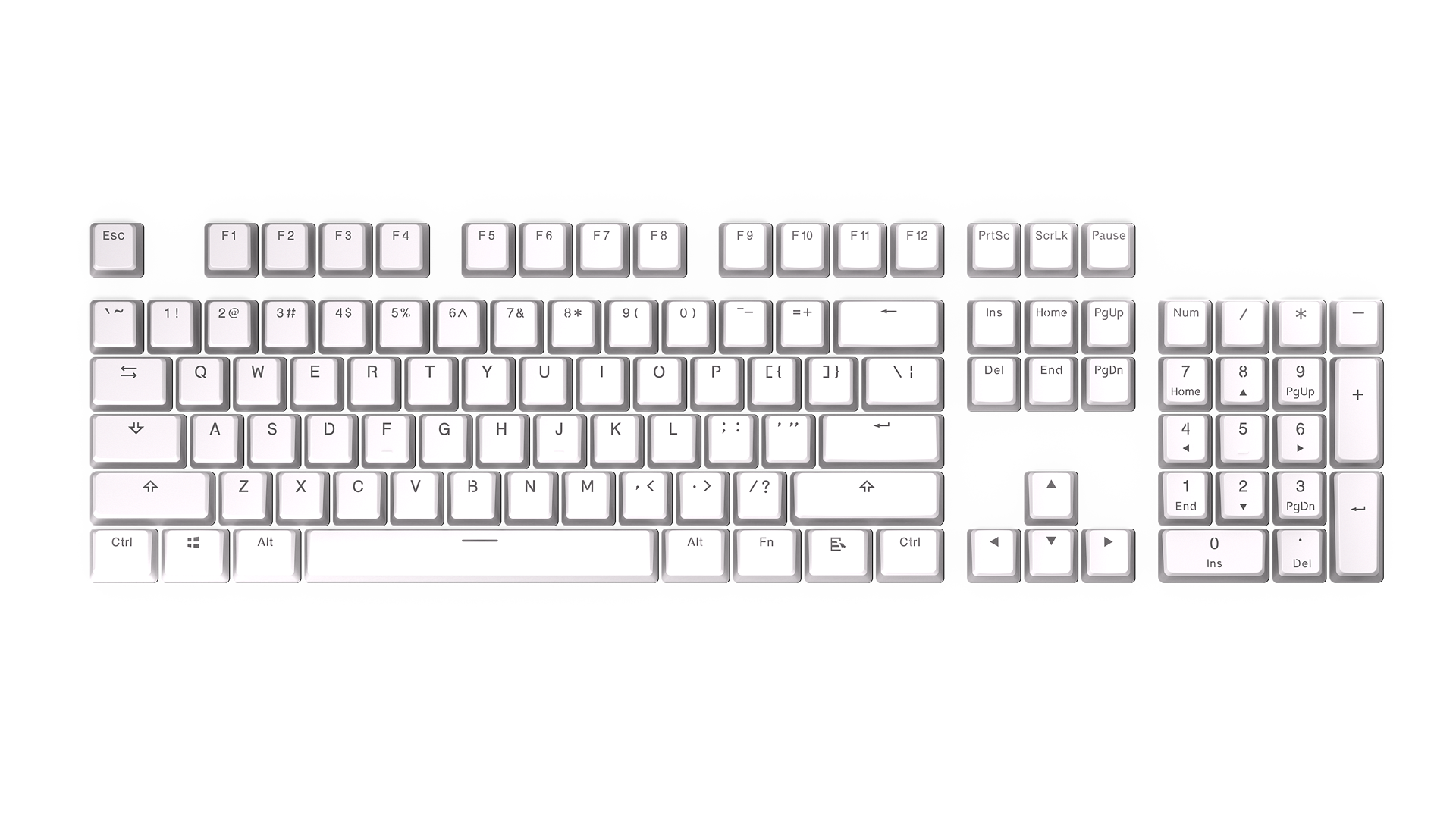 endorfy-thock-pbt-pudding-onyx-white-tastenkappen-104 image 4