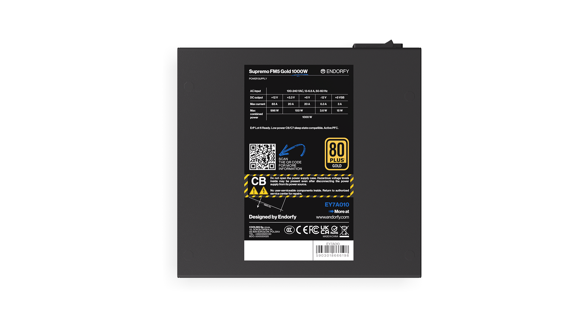 endorfy-supremo-fm5-gold-1000-w-netzteil-80-plus-gold image 6
