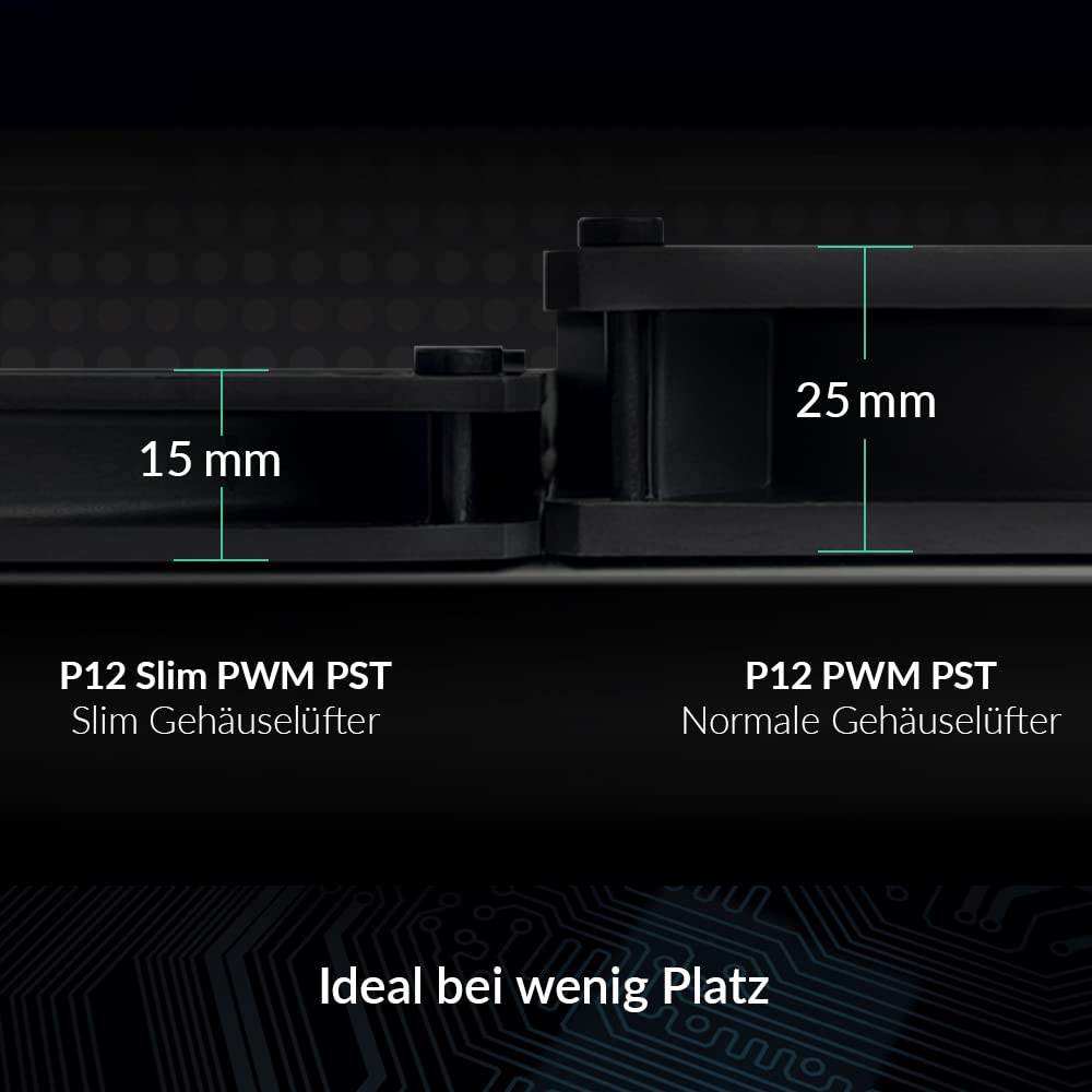 arctic-p12-slim-pwm-pst-l-fter-120mm-15mm-schwarz image 2