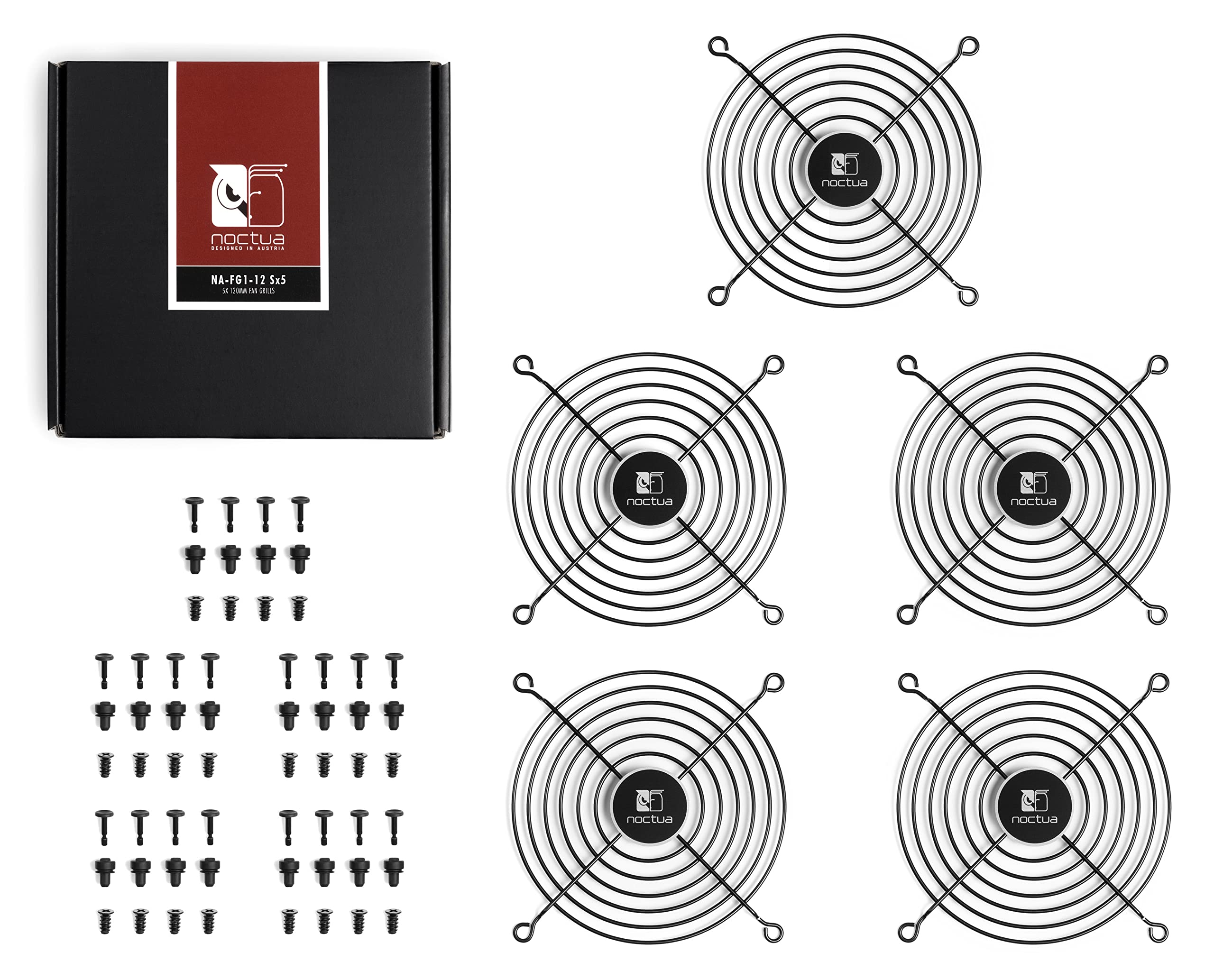 noctua-na-fg1-12-sx5-l-ftergitter-120-mm-schwarz-5er-set image 3