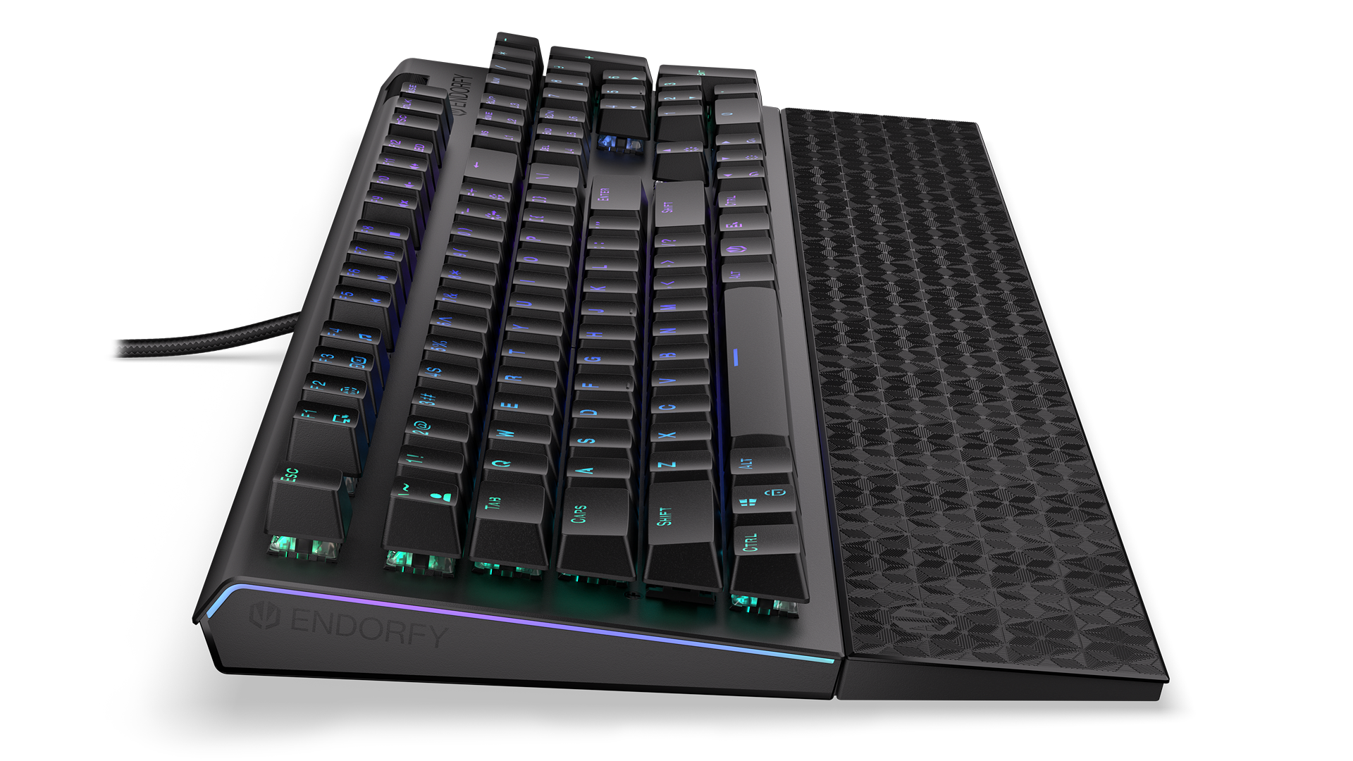 endorfy-omnis-blue-tastatur-kailh-blue-pbt-handballenauflage image 5