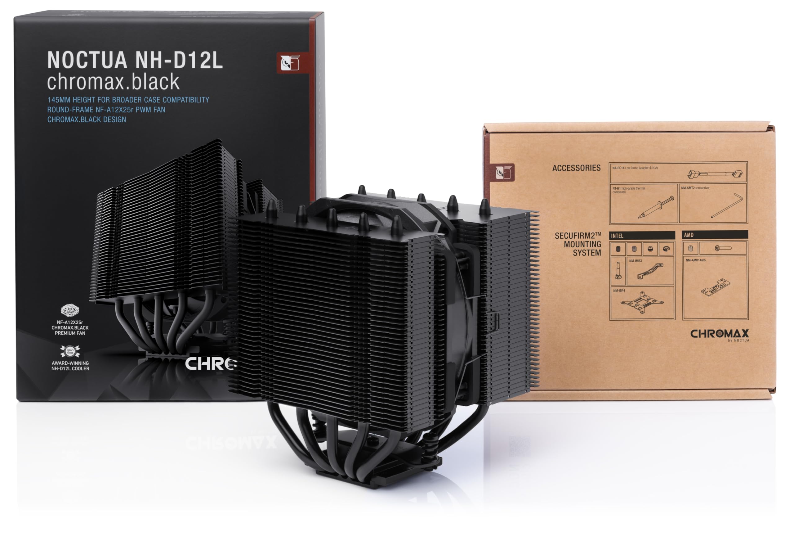 noctua-nh-d12l-chromax-black-cpu-k-hler-dual-tower-145mm-leise image 4