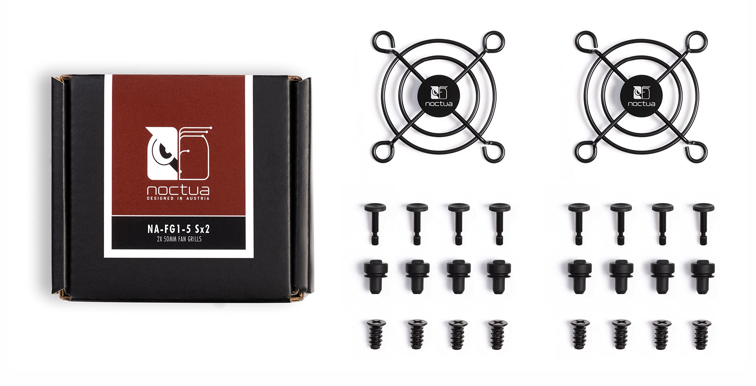 noctua-na-fg1-5-sx2-l-ftergitter-50mm-schwarz-2-stk image 2