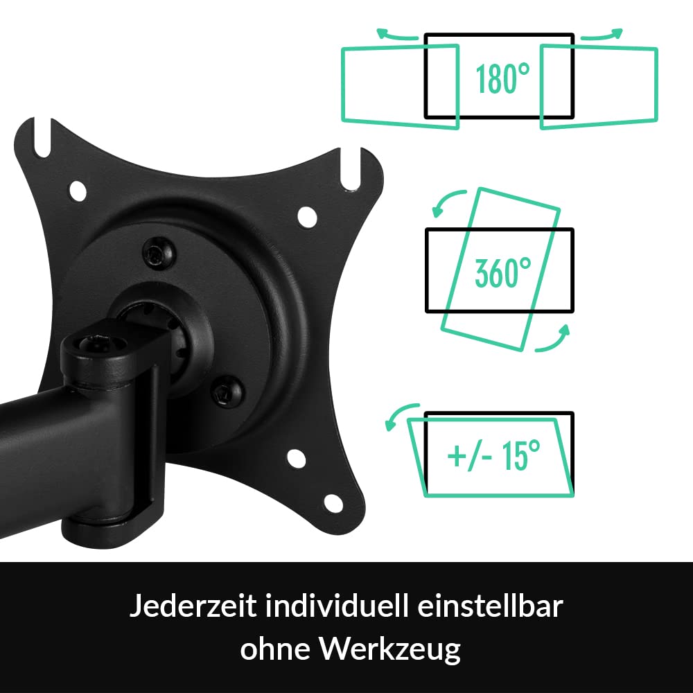 arctic-z2-pro-gen-3-monitorarm-2-monitore-bis-35-zoll-usb-hub image 2