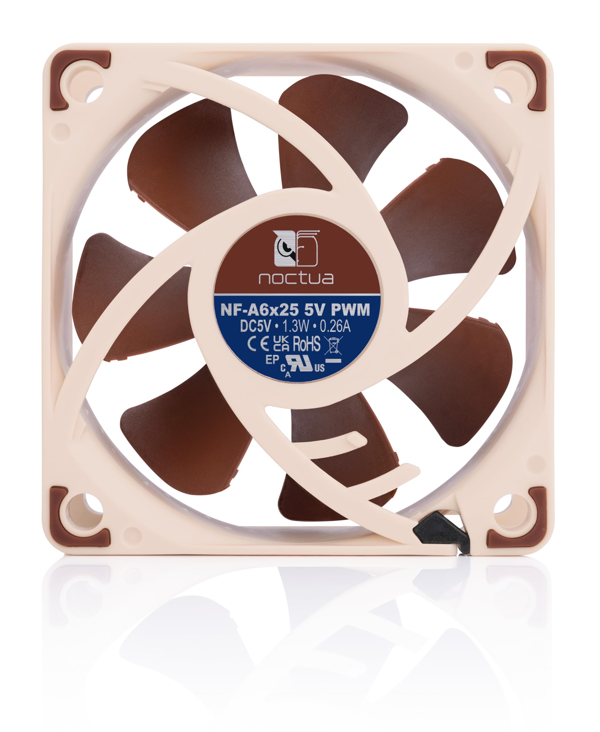 noctua-nf-a6x25-5v-pwm-60mm-l-fter-leise-19-3-db-a-nas image 4