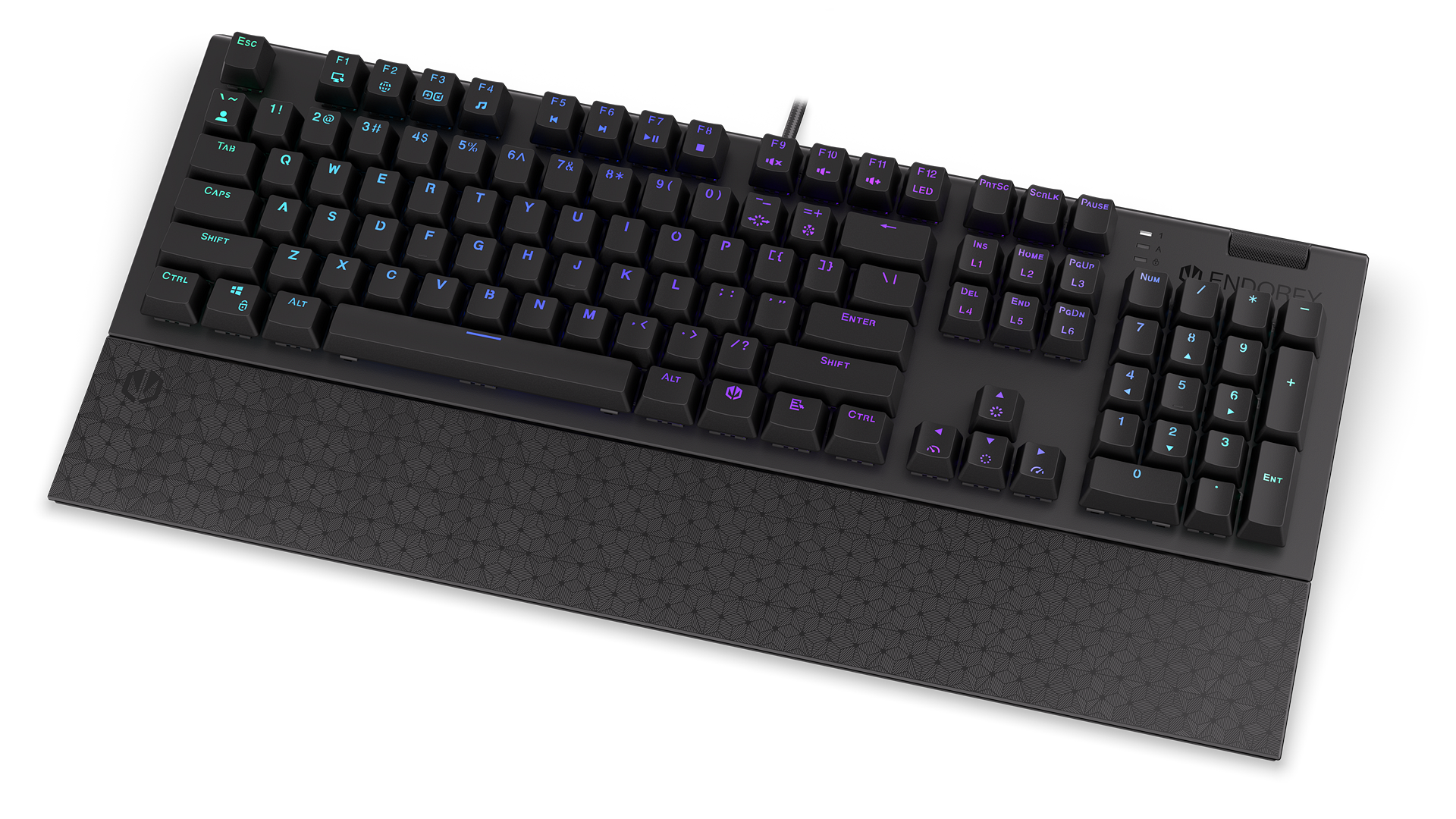 endorfy-omnis-red-gaming-tastatur-pbt-handauflage image 1