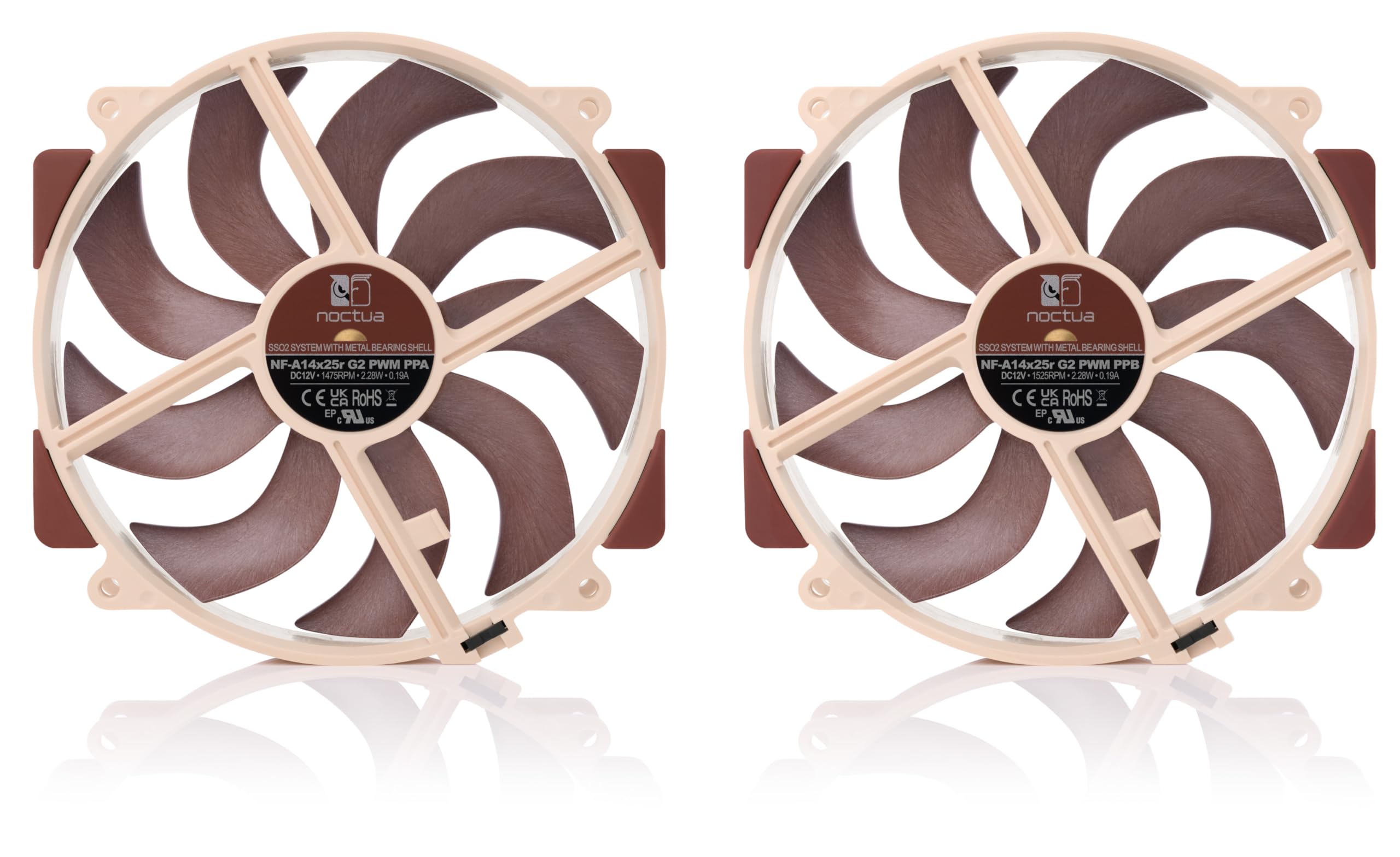 noctua-nf-a14x25r-g2-pwm-sx2-pp-140mm-l-fter-2er-set image 3