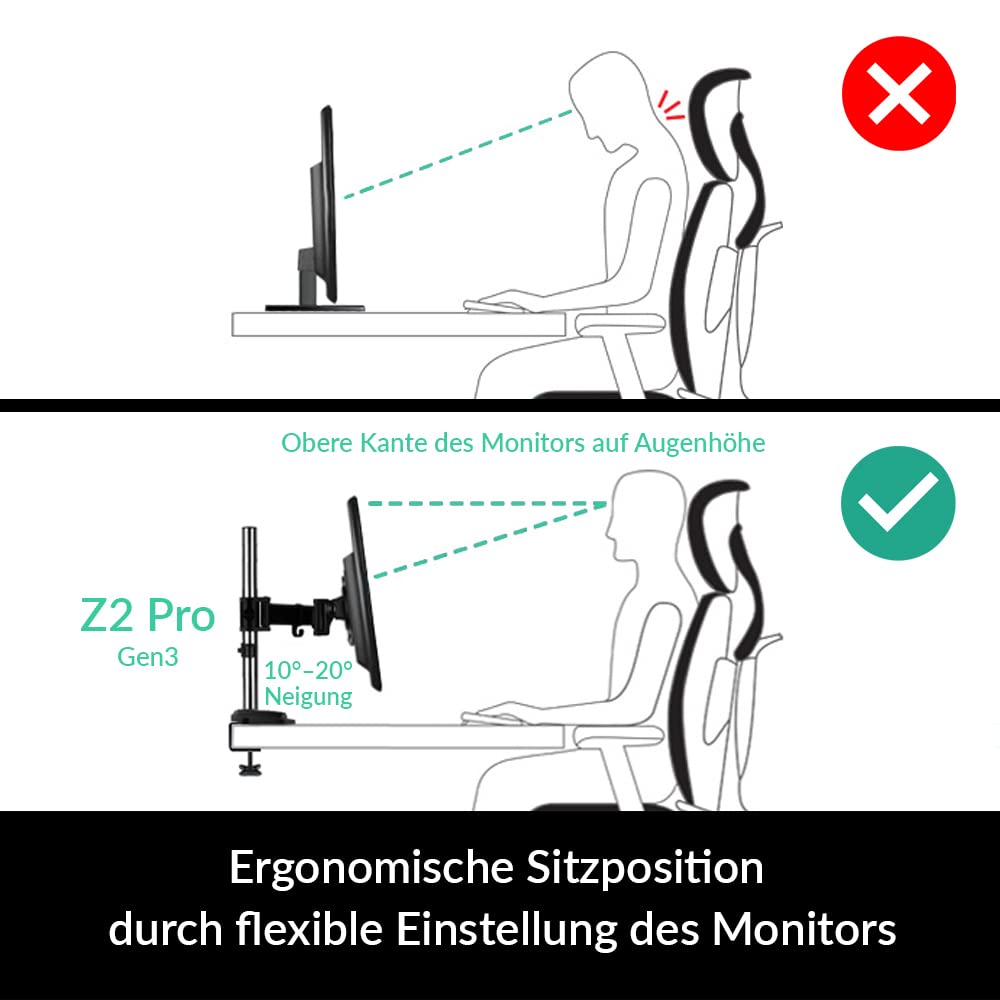 arctic-z2-pro-gen-3-monitorarm-2-monitore-bis-35-zoll-usb-hub image 3