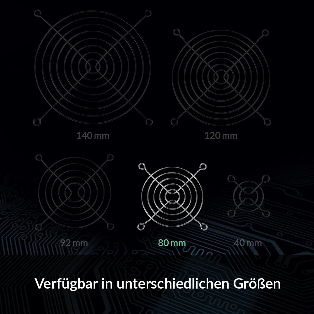 arctic-p-fan-grill-80mm-l-ftergitter-stahl-schwarz image 4