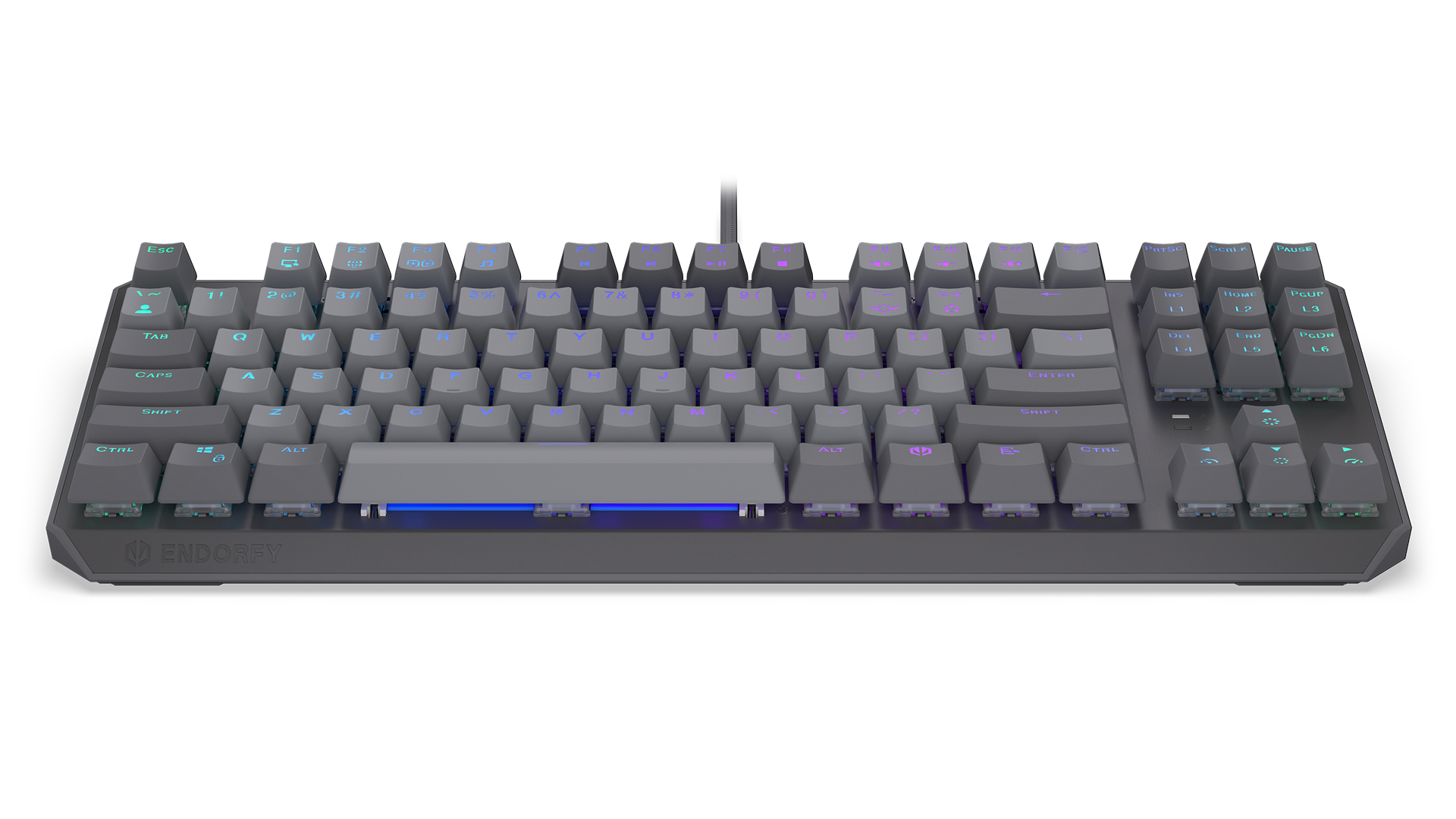 endorfy-thock-v2-tkl-mechanische-tastatur-red-hot-swap image 3