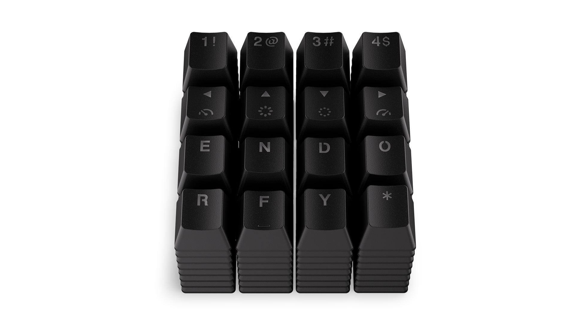 endorfy-thock-pbt-tastenkappen-schwarz-124er-set image 6