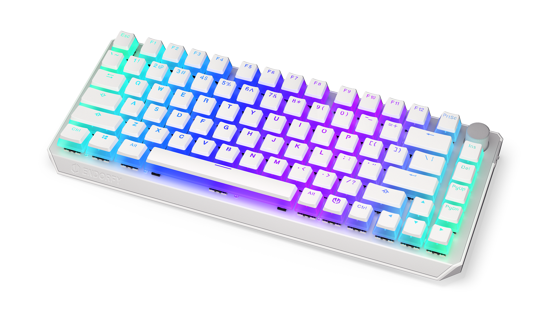 endorfy-thock-wireless-75-tastatur-pudding-onyx-white-red image 1