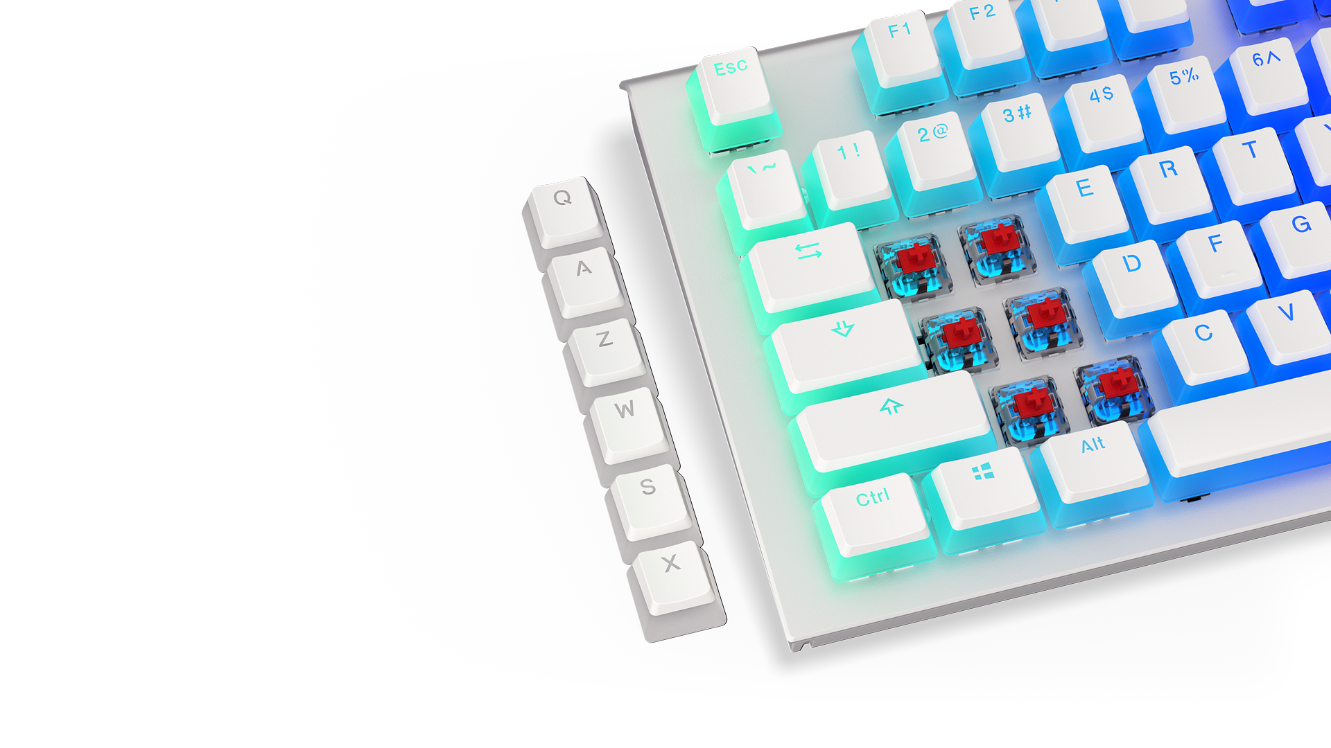 endorfy-thock-pbt-pudding-onyx-white-tastenkappen-104 image 3