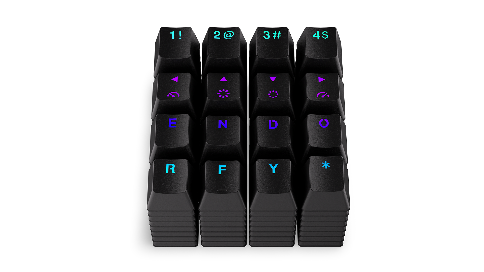 endorfy-thock-pbt-tastenkappen-schwarz-124er-set image 7