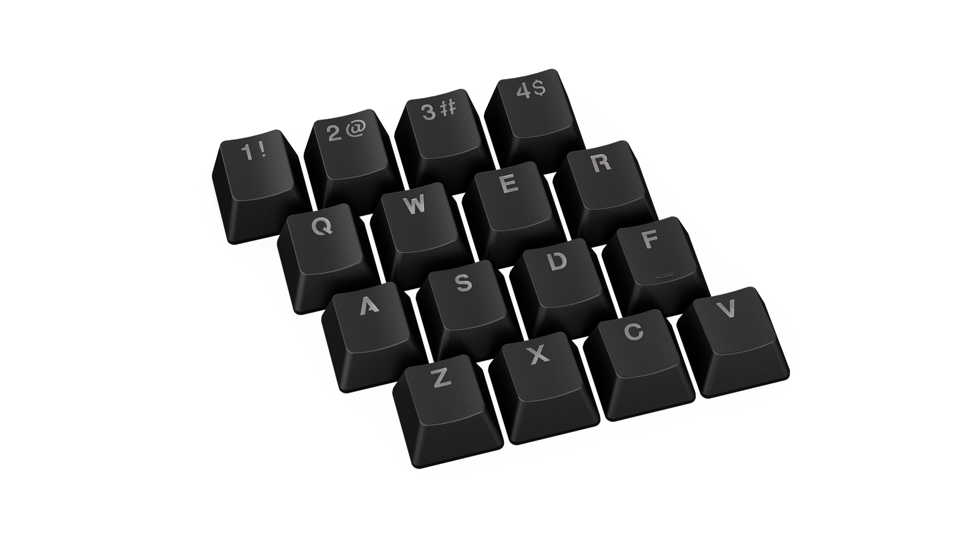 endorfy-thock-pbt-tastenkappen-schwarz-124er-set image 1