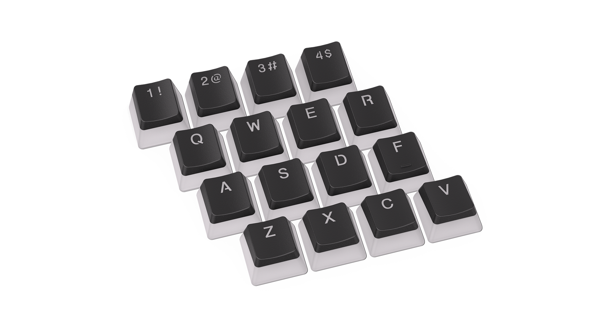 endorfy-thock-pbt-pudding-tastenkappen-104er-set-schwarz image 1