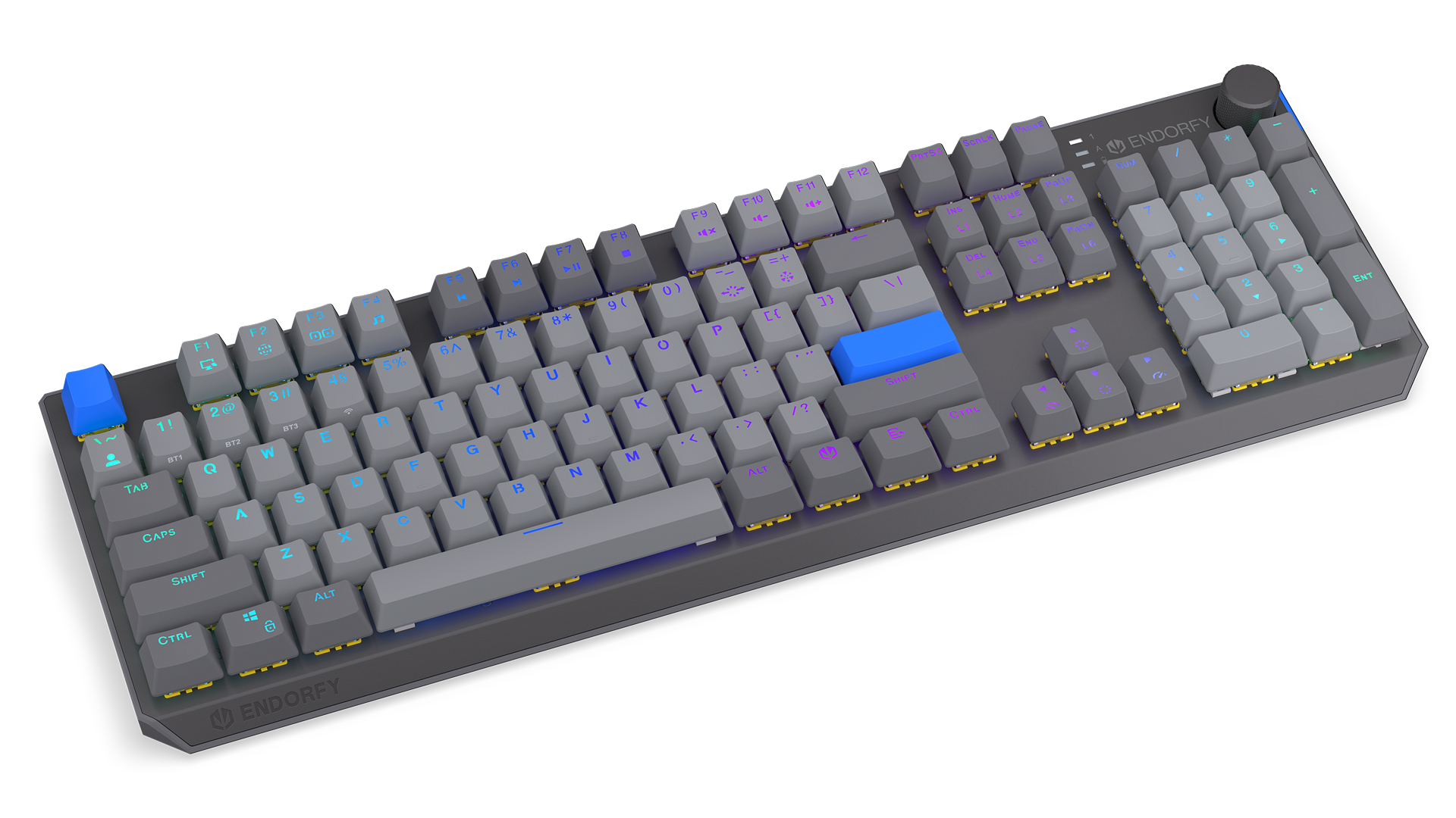 endorfy-thock-v2-wireless-tastatur-yellow-full-size image 2