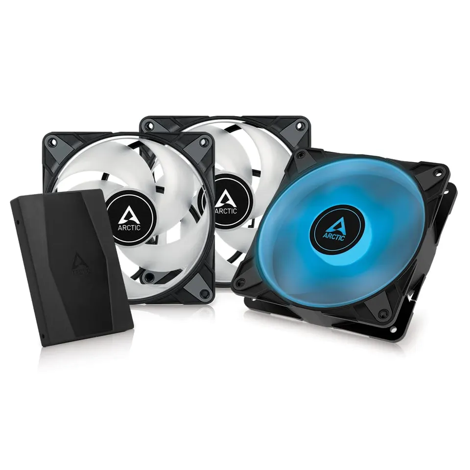 arctic-p12-pwm-pst-rgb-3er-pack-120mm-mit-controller-general-berholt image 1