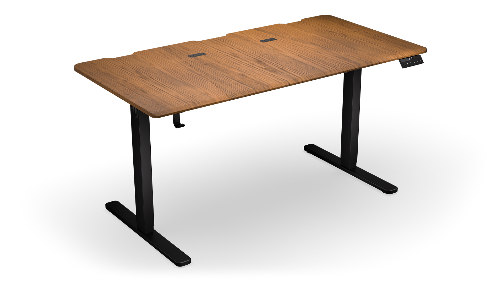 endorfy-atlas-l-electric-schreibtisch-dark-wood-h-henverstellbar image 1