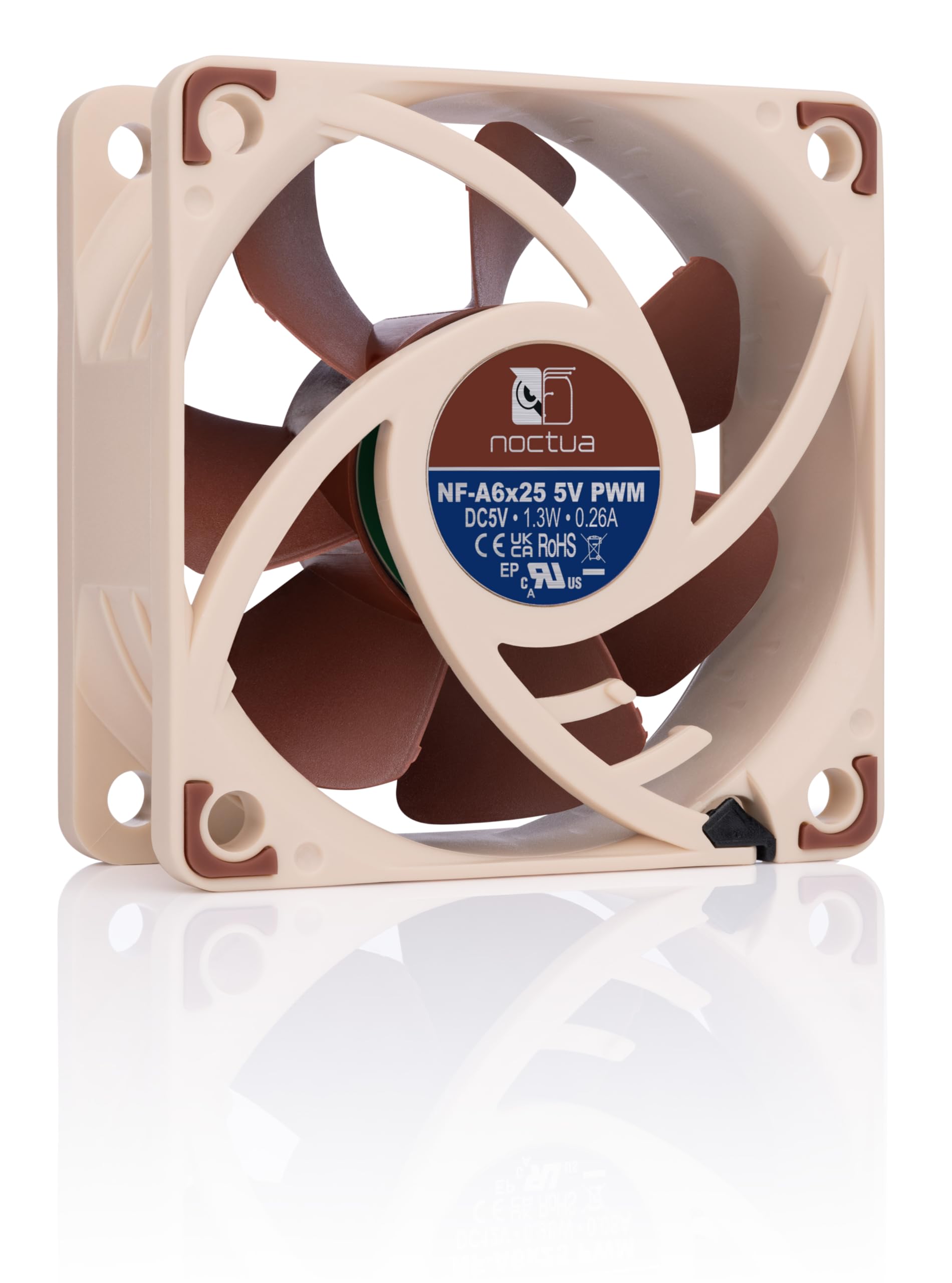 noctua-nf-a6x25-5v-pwm-60mm-l-fter-leise-19-3-db-a-nas image 2