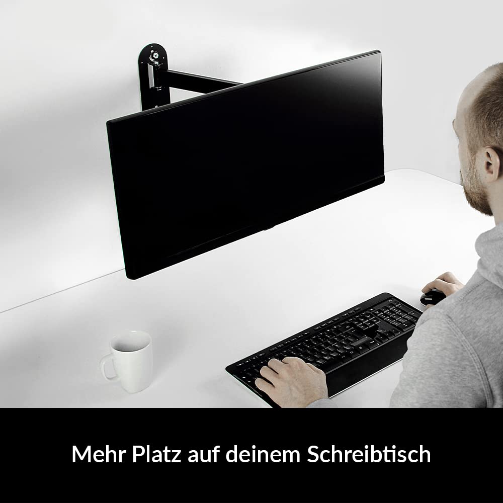 arctic-w1c-monitor-wandhalterung-vesa-75-100-schwarz-49-zoll image 2