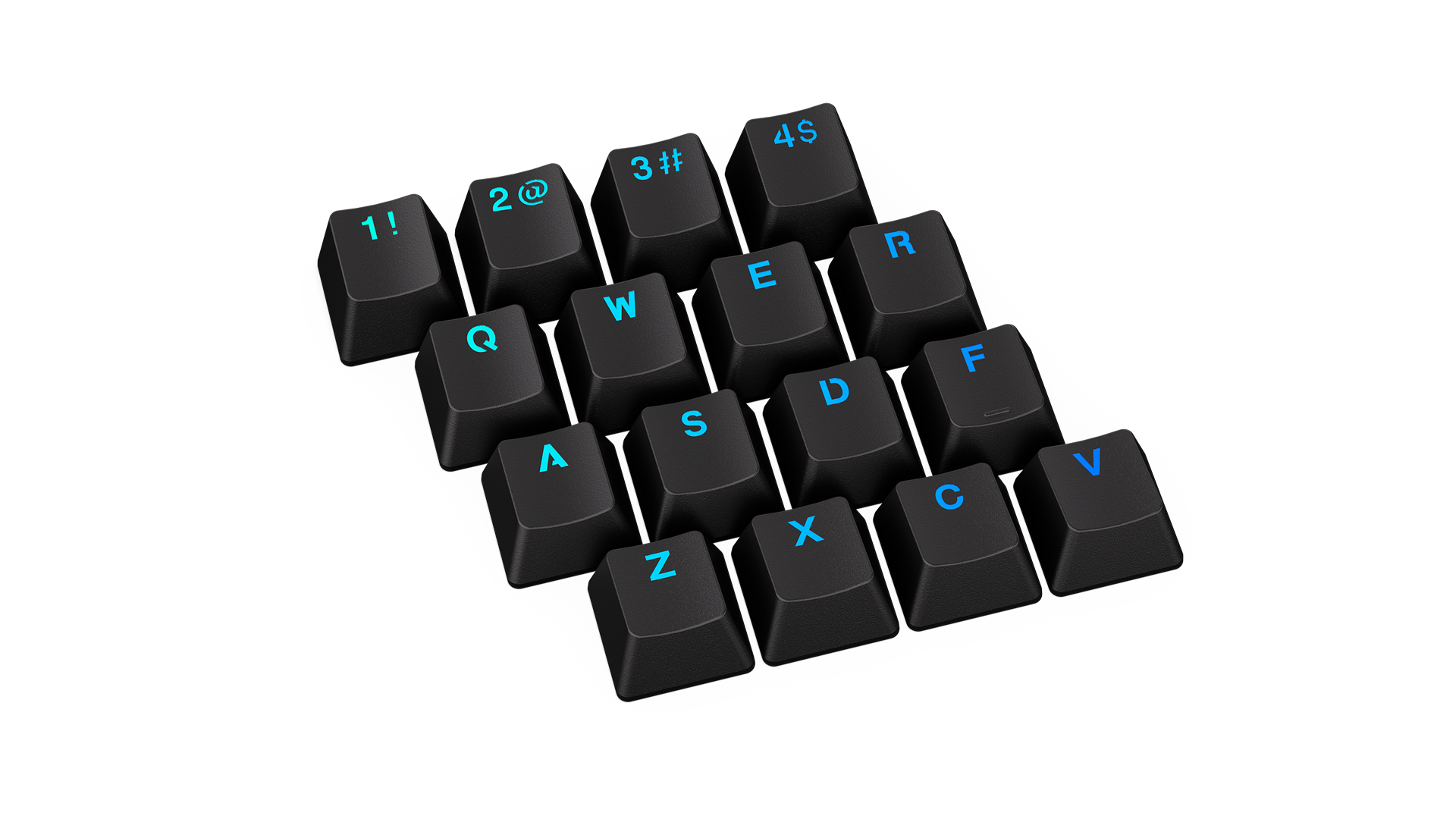 endorfy-thock-pbt-tastenkappen-schwarz-124er-set image 2