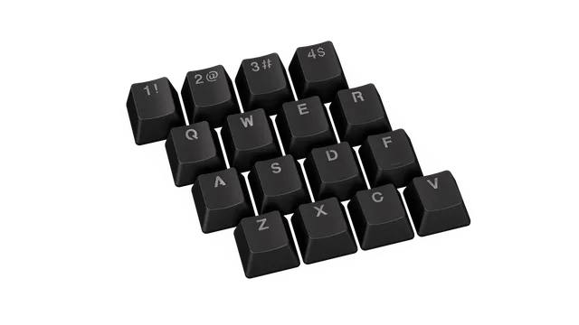 endorfy-thock-pbt-tastenkappen-schwarz-124er-set image 1