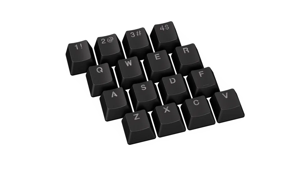 endorfy-thock-pbt-tastenkappen-schwarz-124er-set image 1