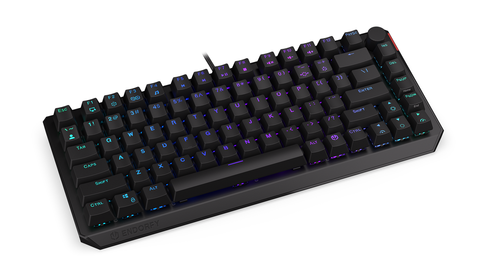 endorfy-thock-75-red-tastatur-mechanisch-schwarz-pbt image 2