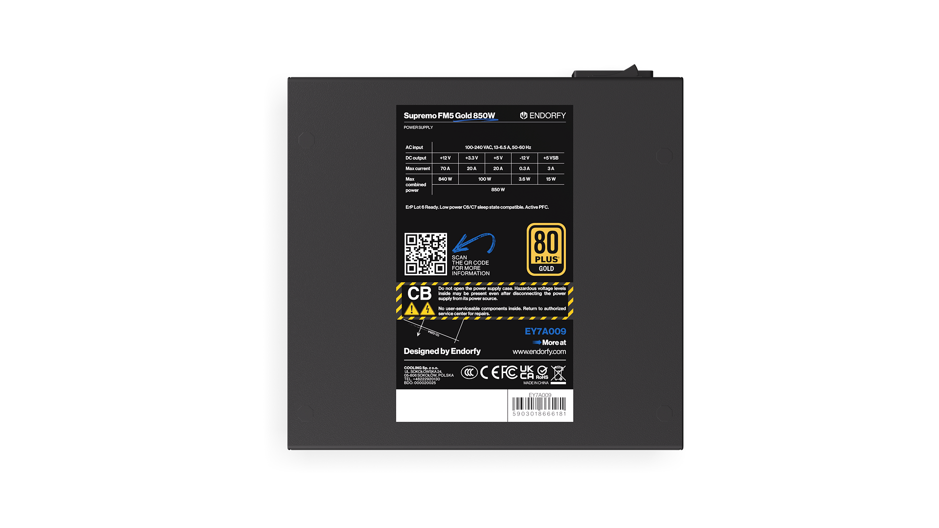 endorfy-supremo-fm5-gold-850w-netzteil-80-plus-gold image 6