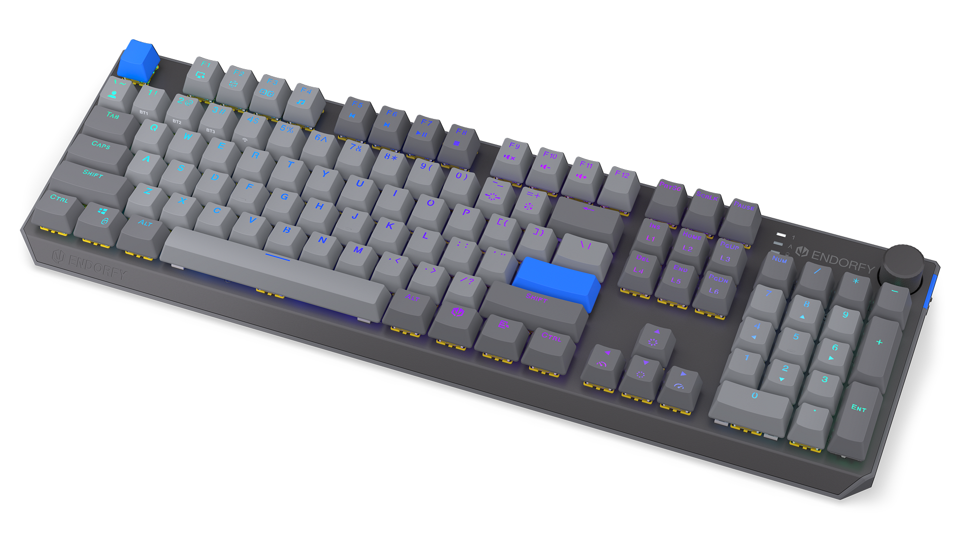 endorfy-thock-v2-wireless-tastatur-yellow-full-size image 1
